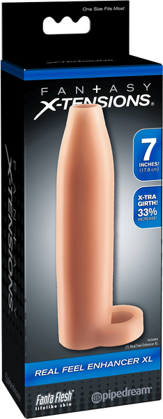 Fantasy X-tensions Real Feel Enhancer XL – 7 Inch Erection Enhancer