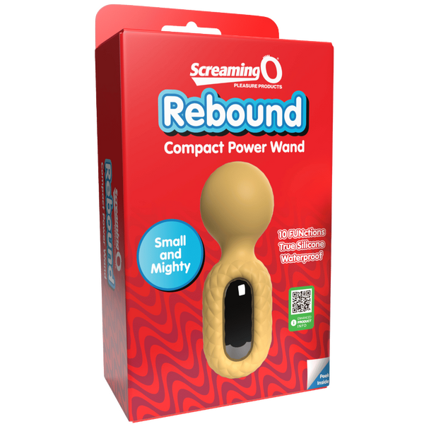 Cuties Rebound Compact Power Wand – Waterproof Rechargeable Wand Vibrator