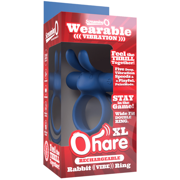 Ohare XL (Black | Blue | Green) – Rechargeable Large Rabbit Vibrator
