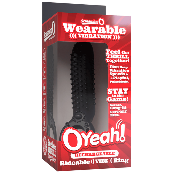 Oyeah Rechargeable Silicone Rideable Vibe Ring – Premium Silicone Vibrating Ring
