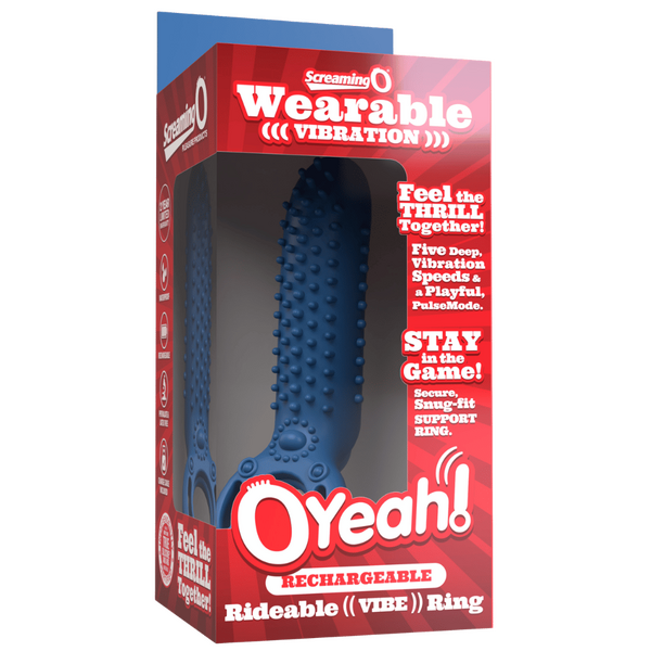 Oyeah Rechargeable Silicone Rideable Vibe Ring – Premium Silicone Vibrating Ring