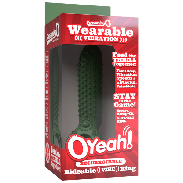 Oyeah Rechargeable Silicone Rideable Vibe Ring – Premium Silicone Vibrating Ring