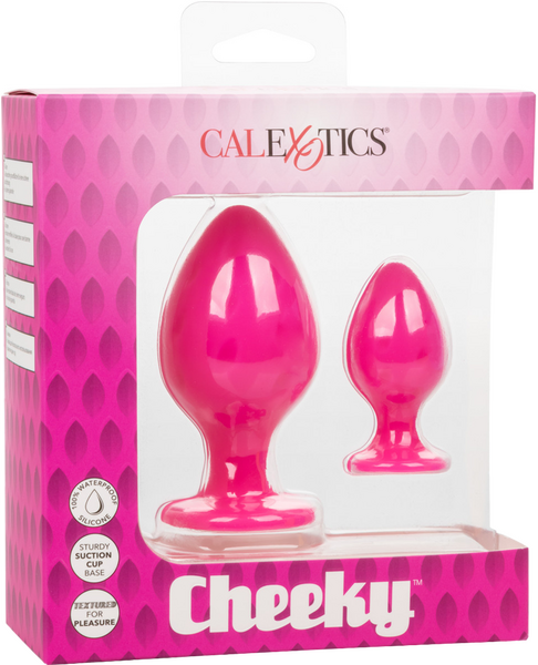 Cheeky Butt Plug Duo (Pink) – Playful Butt Plug Set