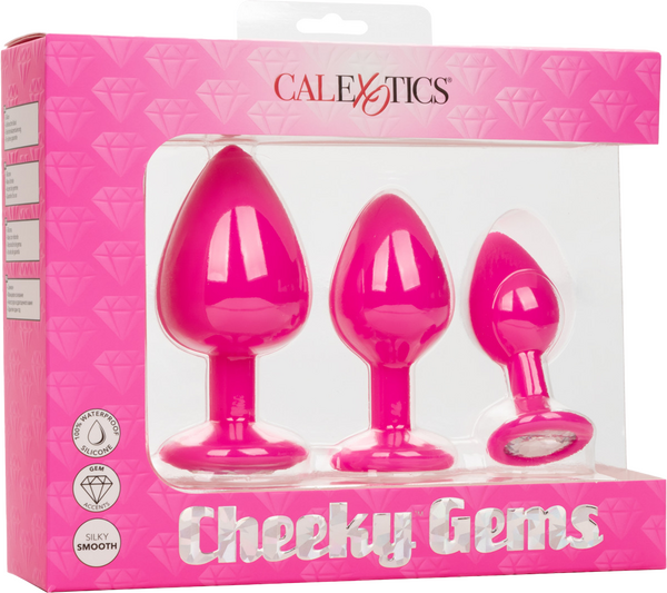 Cheeky Gems – Anal Training Kit with Three Graduated Anal Plugs