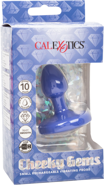 Cheeky Gems Small Rechargeable Vibrating Probe – Flexible Silicone Vibrator