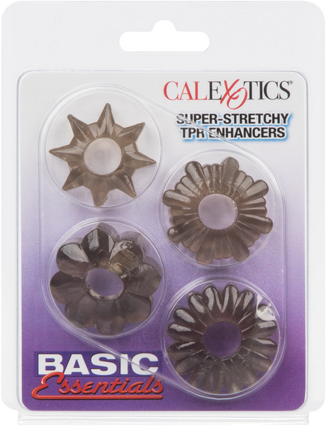 Basic Essentials Super Stretchy TPR Enhancer Sleeves – Set of Four Sleeve Enhancers