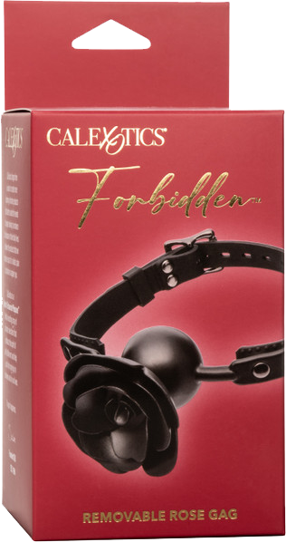 Forbidden Removable Rose Gag – Adjustable Breathable Fetish Accessory