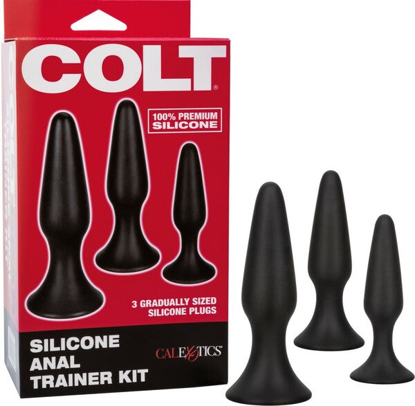 Colt Anal Trainer Kit – Silicone Graduated Anal Plug Set for Beginners