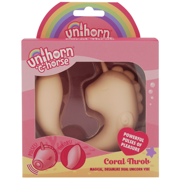 Ocean Peak Unihorn C-Horse – Soft Silicone Tail Oscillating Tongue Vibrator