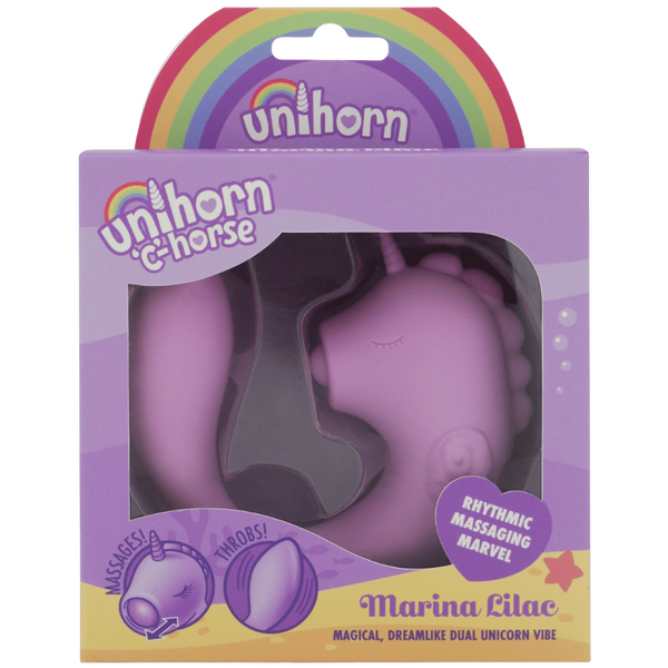 Ocean Peak Unihorn C-Horse Marina – Silicone Oscillating Tongue Vibrator