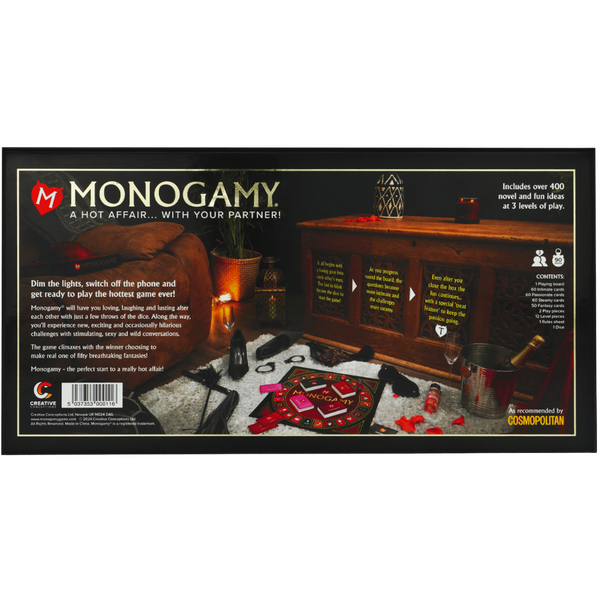 Monogamy – Couples Board Game with Over 400 Seductive Ideas