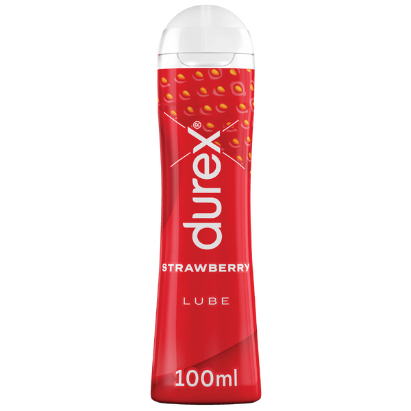 Durex Strawberry Lube – 100ml Flavored Personal Lubricant