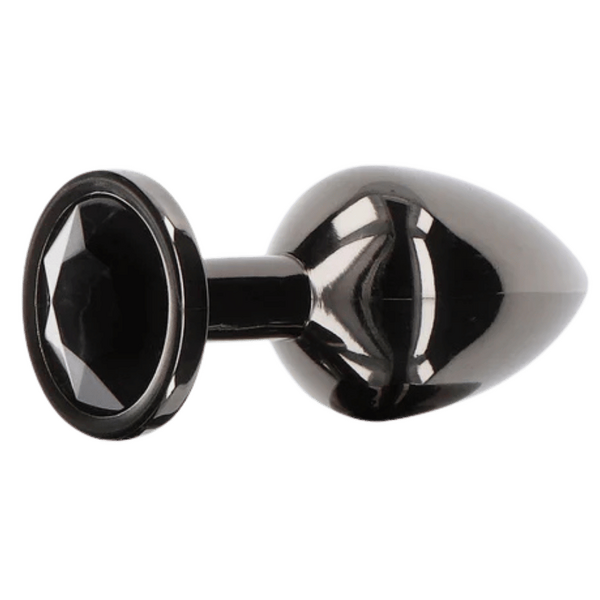 Taboom Butt Plug With Diamond Jewel Small – Lightweight Aluminium Butt Plug