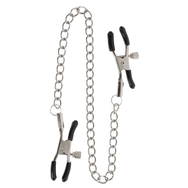 Taboom Adjustable Clamps with Chain – Adjustable Nipple Clamps