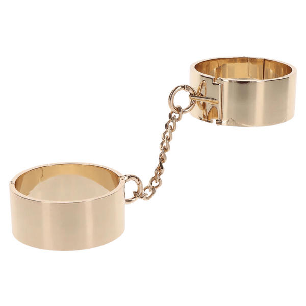 Slave Wrist Cuffs (Gold)