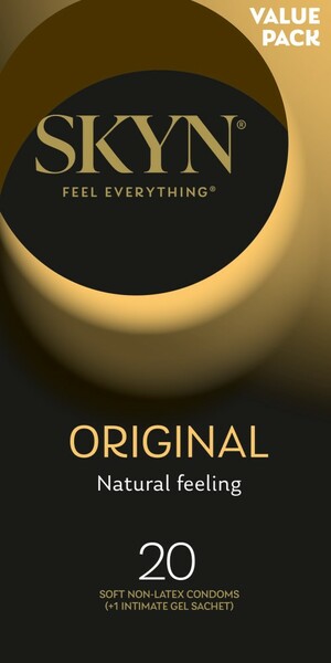 Skyn Original – Natural Feeling Polyisoprene Condoms 53mm 20 Pack