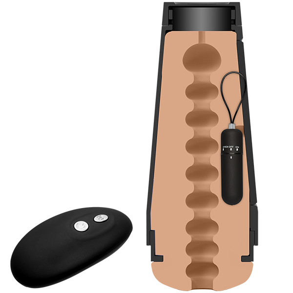 Doc Johnson Main Squeeze Original Vibro – Wireless Remote-Controlled Vibrating Masturbator