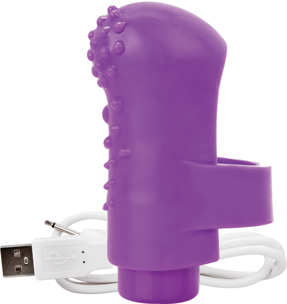 Charged Fing O – Rechargeable Mini Finger Vibrator with Vooom Technology