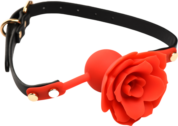 Blossom Gag Silicone Rose Gag – Plush Silicone Ball Gag