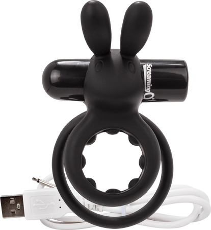 Charged Ohare – Rechargeable Double Cock Ring Rabbit Vibrator