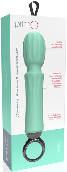 Screaming O PrimO Wand – Rechargeable Portable Wand Vibrator with 5+5 Vibration Functions