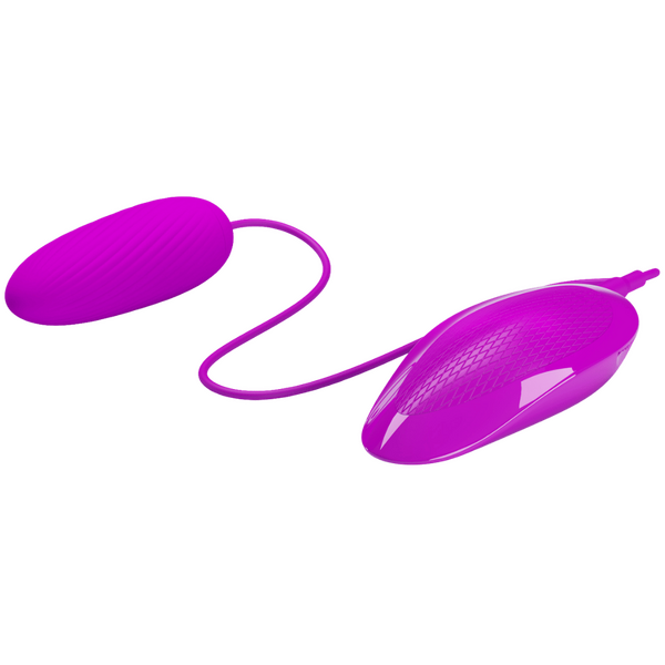 Silicone Naughty Egg – Remote-Controlled Wired Vibrating Egg