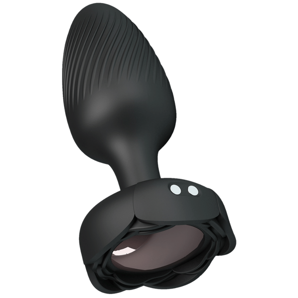 Varian Light-Up Rechargeable Butt Plug – LED Flashing Silicone Butt Plug