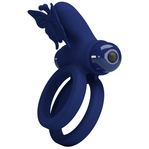 Pretty Love 10 Function – Soft Silicone Vibrating Butterfly Cock Ring