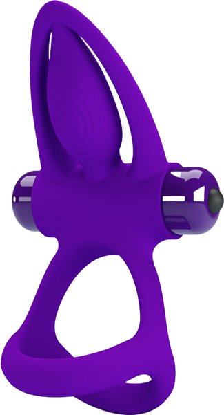 Vibrating Cock Ring – Flexible Silicone Couples Vibrator