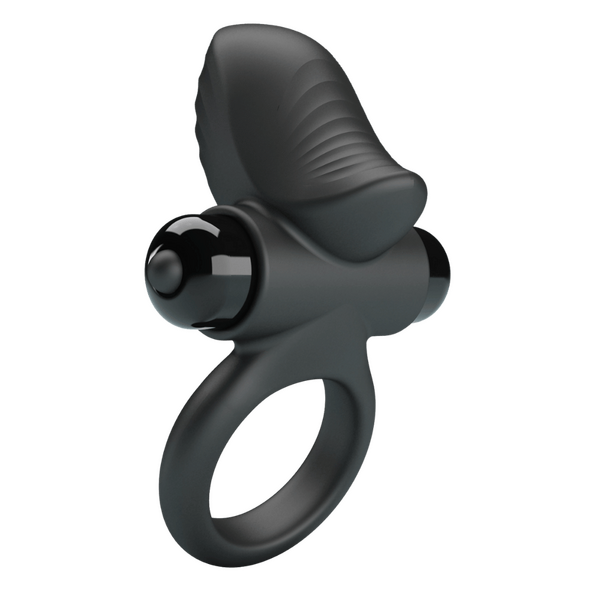 Adrien Vibrating Cock Ring – Silicone 10 Mode Powerful Vibrator Cock Ring