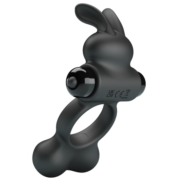 Yusuf Vibrating Cockring with Steel Balls – Waterproof Silicone Cock Ring