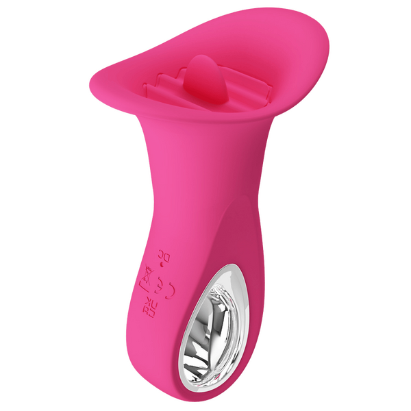 Pretty Love Rechargeable Clyde – 12 Function Oral Vibrator with Vibrating Tongue
