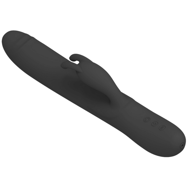 Byron Rabbit Vibrator - Rotating, Massaging, Clitoral Flickering, Fully Waterproof with Synchronous Thrusting Beads
