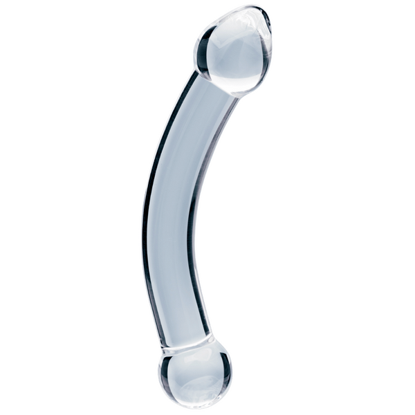Celestial Purity – 6.6 Inch Double-Ended Glass Dildo