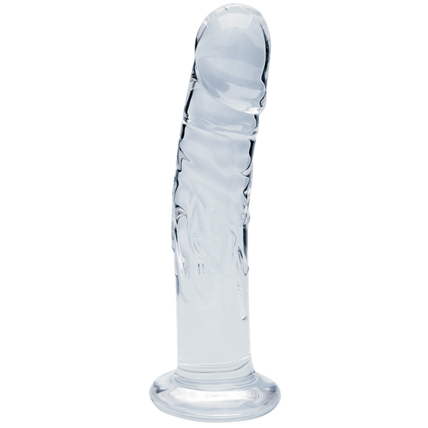 Seraphic Rapture – Handblown Borosilicate Glass 7 Inch Sculpted Dildo