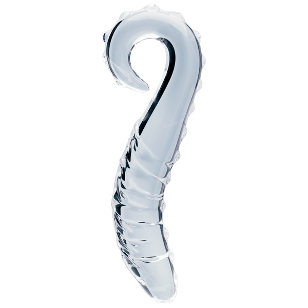 Hera’s Tempest – Premium Borosilicate 5.5 Inch Curved Glass Dildo