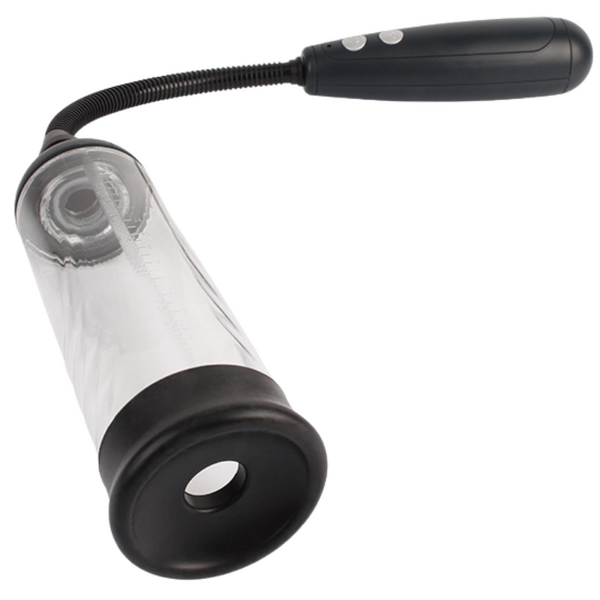 Vaczilla X19 Cylinder (Clear) – USB Rechargeable Penis Pump with Silicone Sleeve and Ring