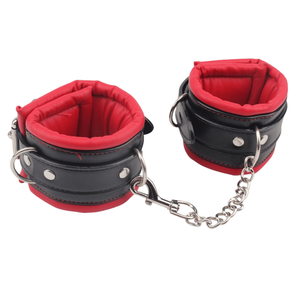 Super Soft Ankle Cuffs – Adjustable Metal Hook Restraint Cuffs