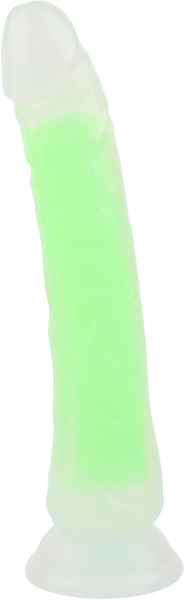 Neon Stevie 8.4 Inch – Glow-in-the-Dark Silicone Vibrator