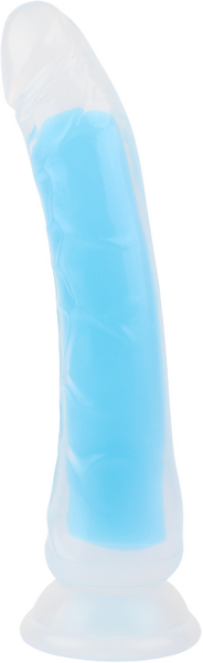 Neon Stevie 8.4 Inch – Glow-in-the-Dark Silicone Vibrator