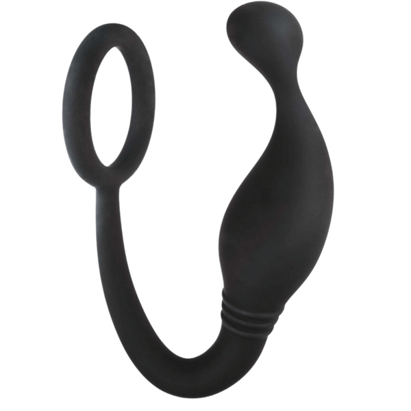 Prostate Plug With Love Ring – Hygienic Silicone 4.5 Inch Prostate Plug