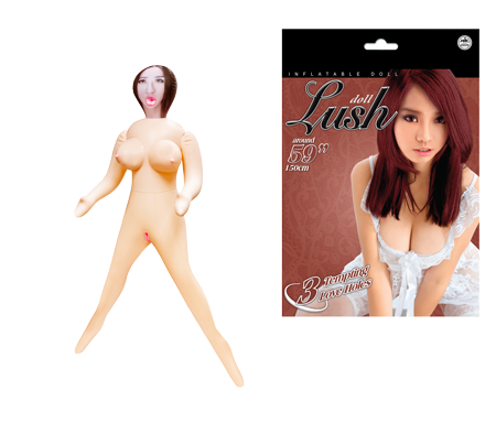 Lush Dolls Mikiko Life-Size Inflatable Doll – Soft Smooth Tight Vagina and Anus with Perky Breasts