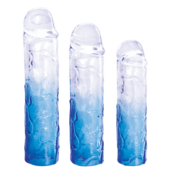 3 in 1 Extension Sleeve (Smoke) – High-Quality TPE Material Soft Flexible Sleeve with Multiple Sizes