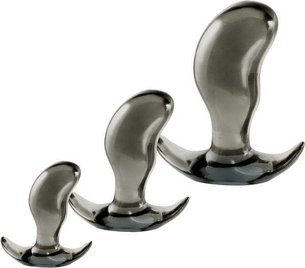 Anal Plug Kit Set - High Transparent TPE Material