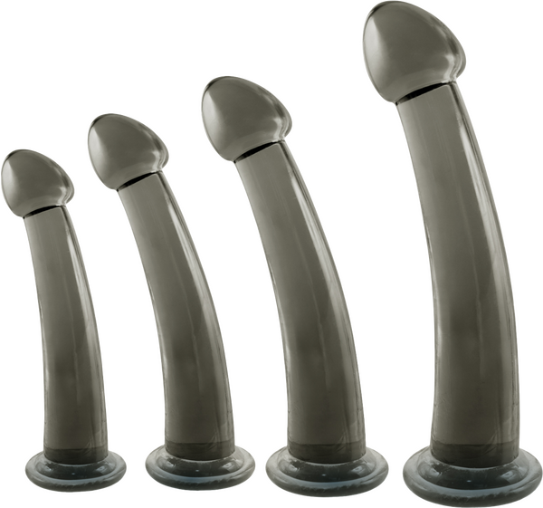 4 in 1 Anal Plug Kit – Flexible Hygienic Suction Cup Base Anal Plugs
