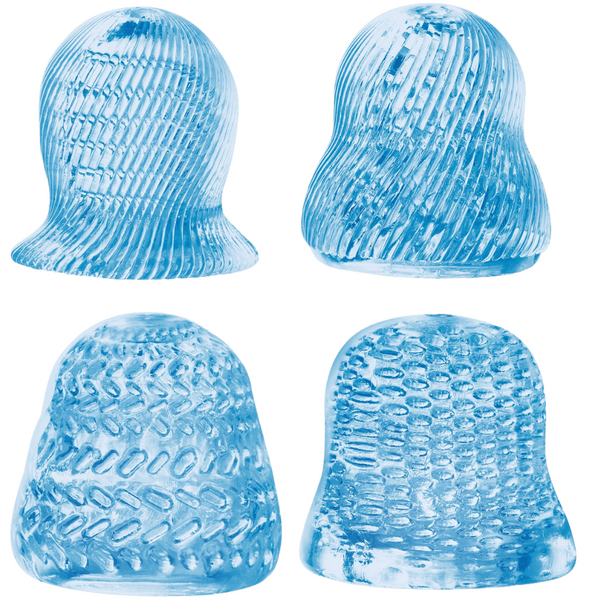 4 in 1 Glans Stroker Set – Multi-Function Stimulation 2 x 1.8 Inch Glans Stroker