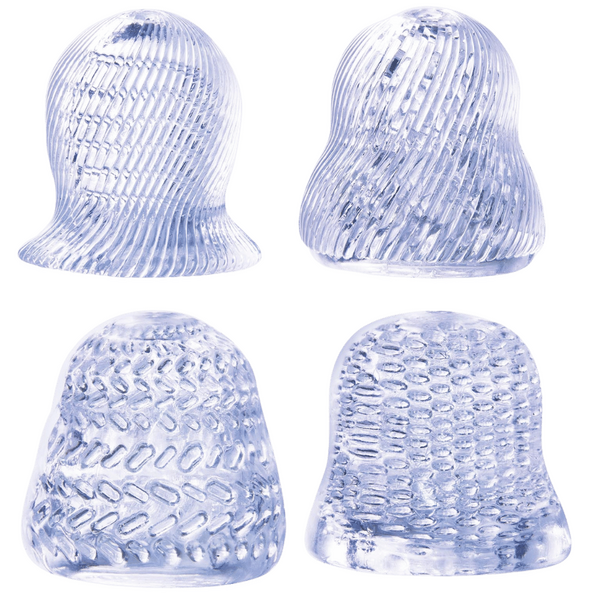 4 in 1 Glans Stroker Set – Multi-Function Stimulation 2 x 1.8 Inch Glans Stroker