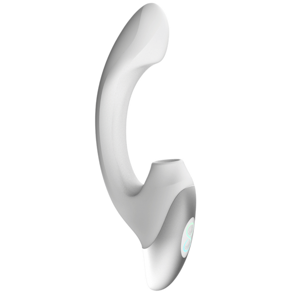 Thumping Rechargeable Silicone Vibrator – 13cm Insertable Length Bendable Shaft Vibrator