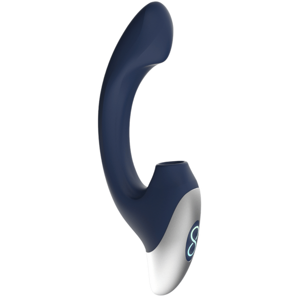 Thumping Rechargeable Silicone Vibrator – 13cm Insertable Length Bendable Shaft Vibrator