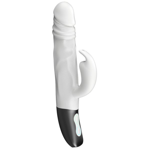 Rotating Rabbit Rechargeable Silicone Vibrator – 13cm Insertable Length Rabbit Vibrator